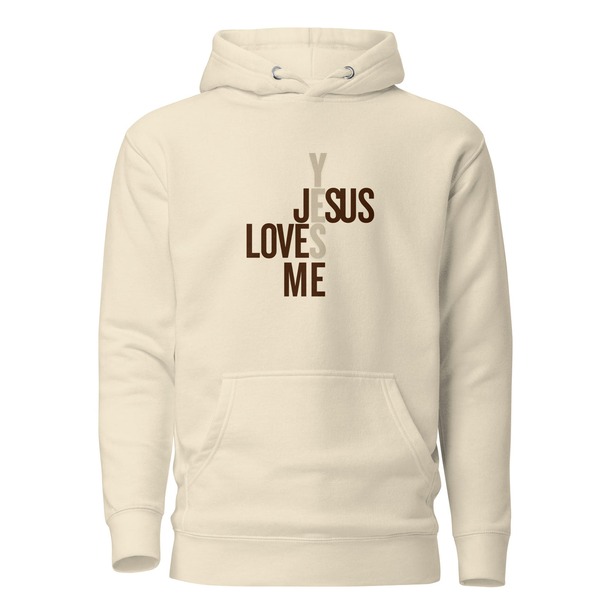 Adult Unisex Hoodie, Yes Jesus Loves Me