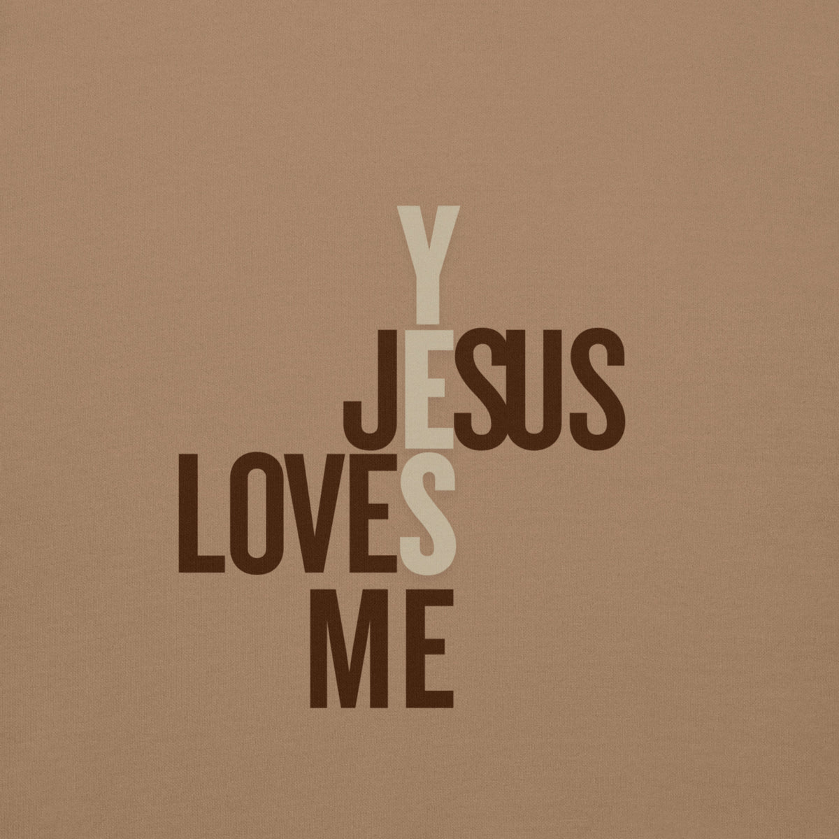 Christian Adult Unisex Hoodie: Yes, Jesus Loves Me
