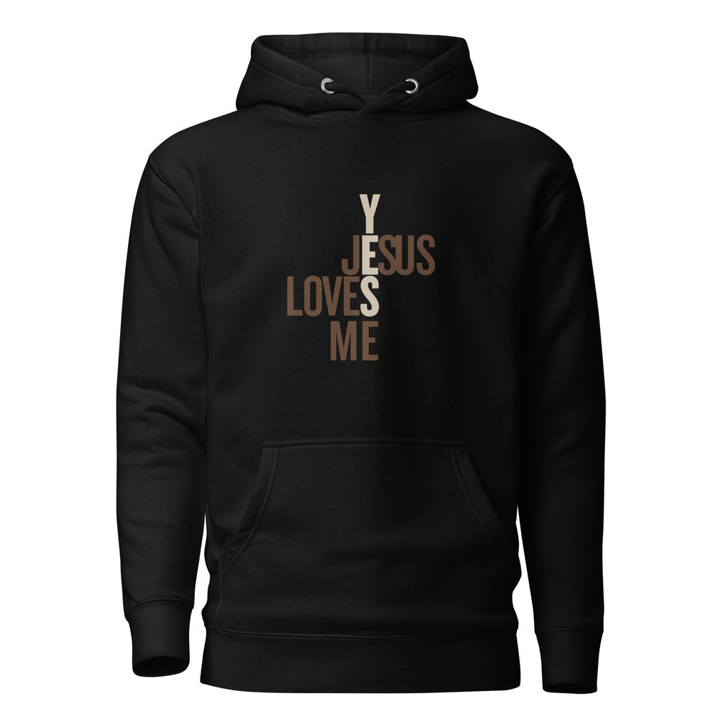 Christian Adult Unisex Hoodie: Yes, Jesus Loves Me