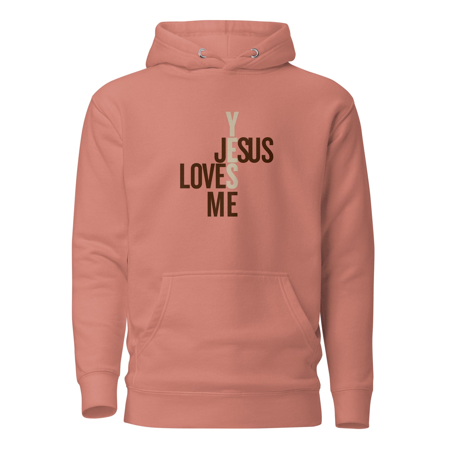 Adult Unisex Hoodie, Yes Jesus Loves Me
