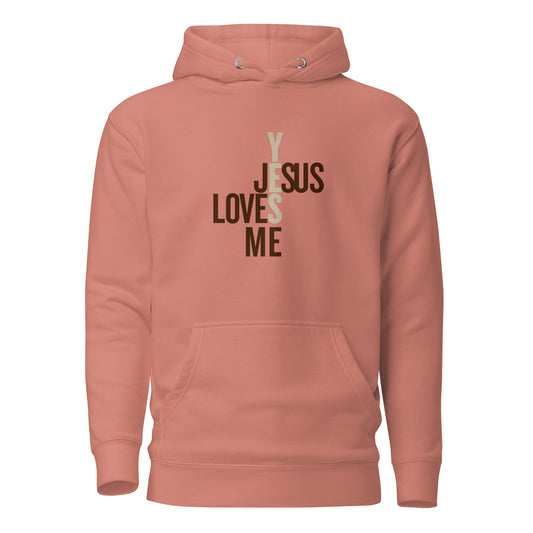 Adult Unisex Hoodie, Yes Jesus Loves Me